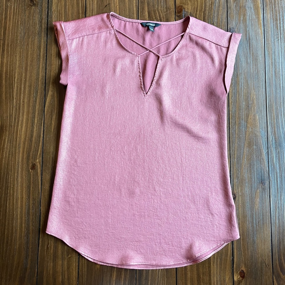 Rose gold blouse